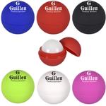 JH9284 Rubberized Lip Moisturizer Ball With Custom Imprint